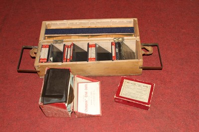 Lot 517 - A collection of vintage magic lantern slides