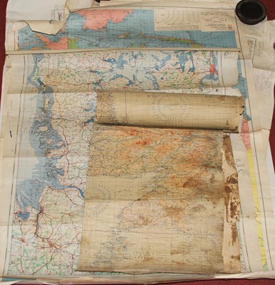 Lot 531 - A collection of vintage maps to include...