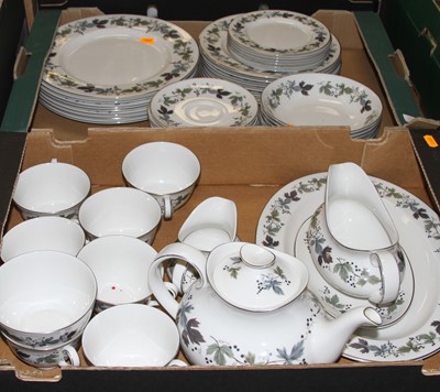 Lot 550 - A Royal Doulton Burgundy pattern tea and...