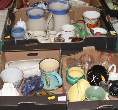 Lot 551 - Three boxes of glassware and ceramics