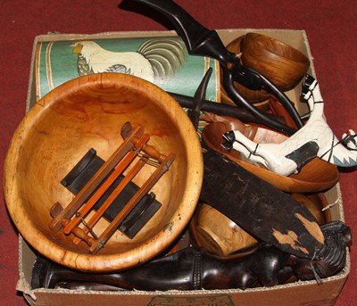 Lot 576 - Two boxes of miscellaneous items, to include...