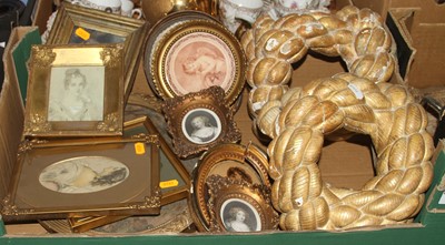 Lot 613 - Miscellaneous items to include portrait...