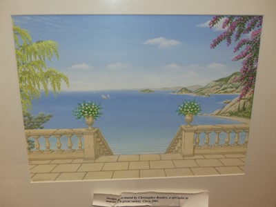 Lot 1057 - Christopher Bentley - Coastal scene, gouache,...