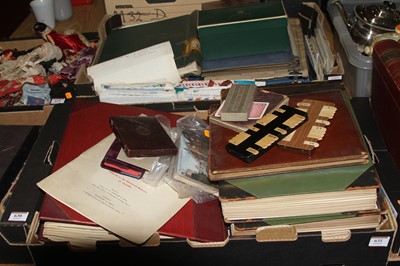 Lot 631 - Two boxes of miscellaneous items to include...