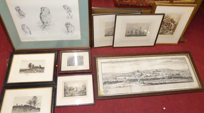 Lot 1091 - Assorted pictures and prints to include...