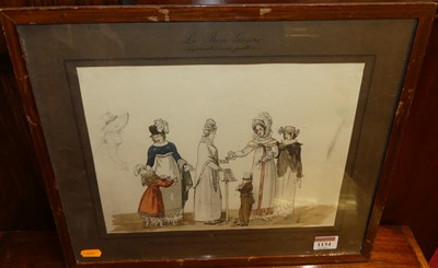 Lot 1134 - After Lante - Le Bon Genre, framed print