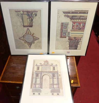 Lot 1142 - A set of three reproduction colour engravings...