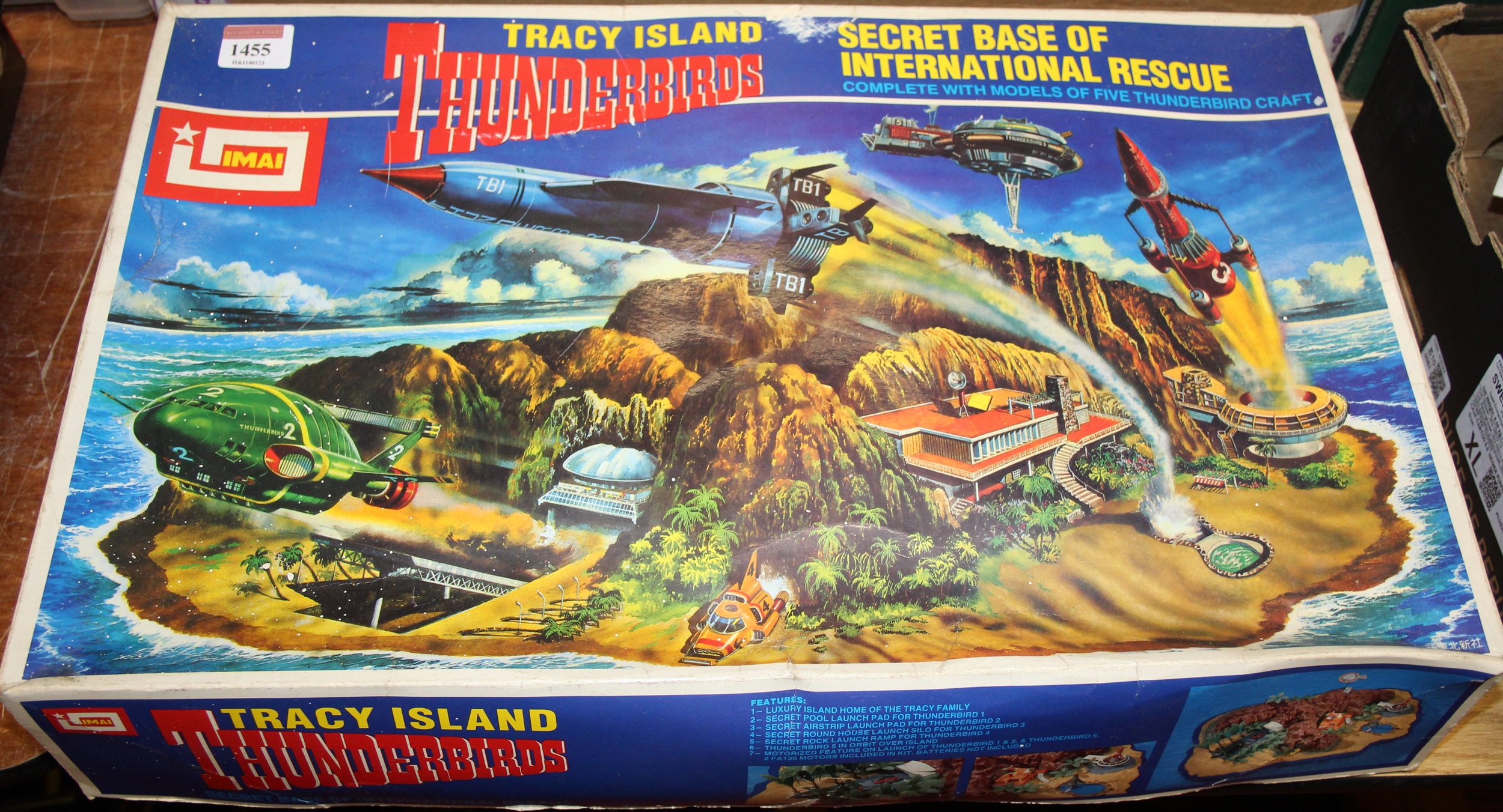【新品未開封】IMAI THUNDERBIRDS SECRET BASE II Lot 1455 - A part-started Imai Thunderbirds Tracy