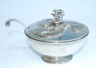 Lot 186 - An Asprey & Co commemorative silver lidded...