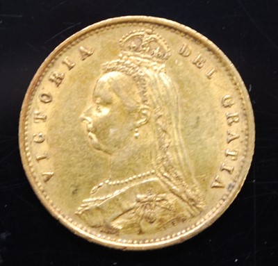 Lot 2210 - Great Britain, 1887 gold half sovereign,...