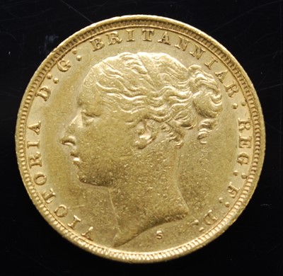 Lot 2264 - Great Britain, 1880 gold full sovereign,...