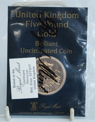 Lot 2398 - United Kingdom, 1984 Collectors Edition gold...