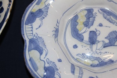 Lot 2150 - A Delft blue and white dish, late 17th century,...