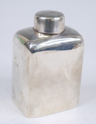 Lot 172 - A circa 1900 silver hip flask, of rounded...