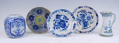 Lot 2147 - A Delft blue and white dish, 18th century,...