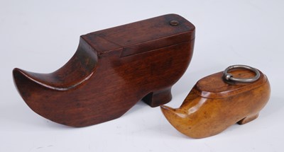 Lot 2444 - A Victorian mahogany novelty table snuff box,...