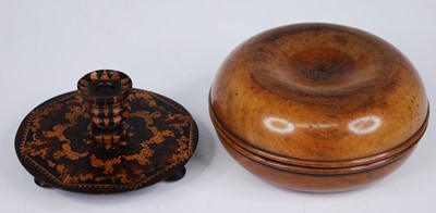 Lot 2480 - A Victorian rosewood and Tunbridge ware...