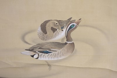 Lot 157 - Matsumura Keibun (Japanese 1779-1843) – Ducks,...