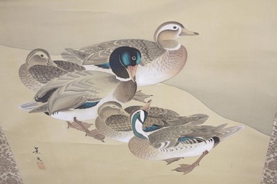 Lot 157 - Matsumura Keibun (Japanese 1779-1843) – Ducks,...