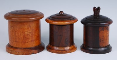 Lot 2483 - A 19th century lignum vitae string box, of...