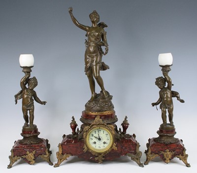 Lot 2645 - An early 20th century French bronzed metal and...