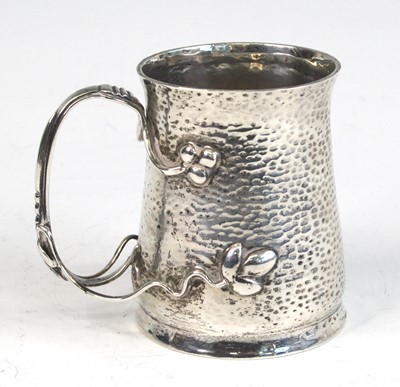 Lot 164 - An Art Nouveau silver christening mug, of...