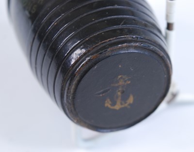 Lot 2467 - A 19th century treen cotton dispenser, in the...