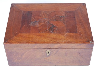 Lot 2468 - A Victorian mahogany and specimen wood inlaid...