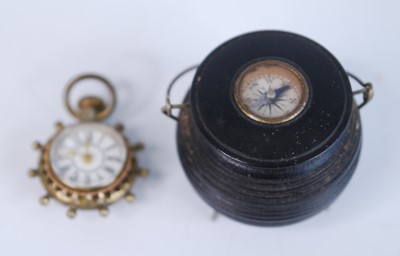 Lot 477 - An early 20th century turned ebony miniature...