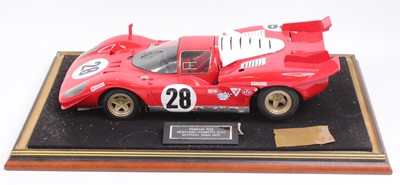 Lot 632 - A 1/12 scale model of the 1970 Daytona Ferrari...