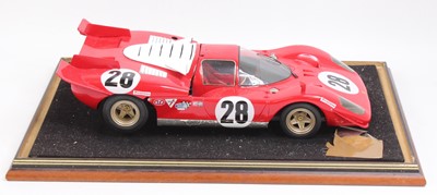 Lot 632 - A 1/12 scale model of the 1970 Daytona Ferrari...