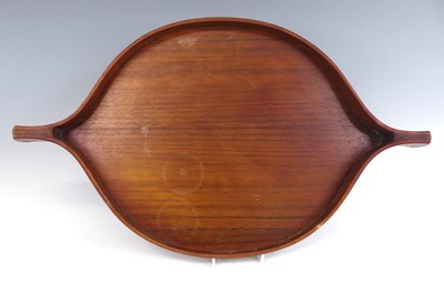 Lot 230 - Dansk Designs - a 1970s rosewood twin handled...