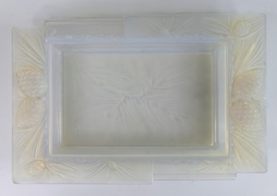 Lot 136 - A French Art Deco moulded opalescent glass...