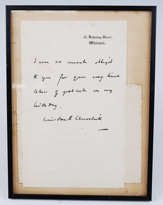 Lot 559 - Churchill, Sir Winston Leonard Spencer: a...