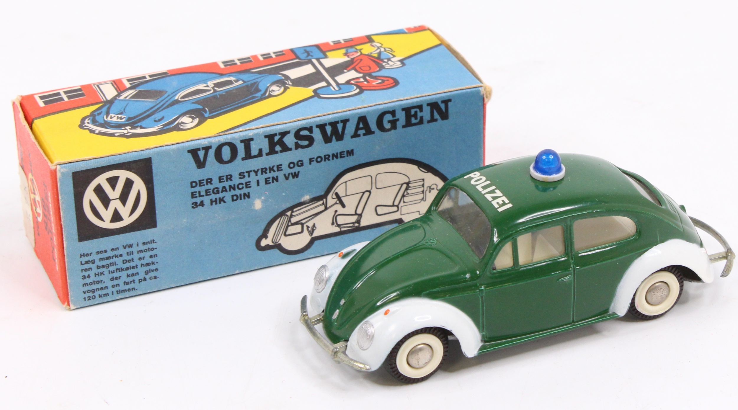 Lot 1617 - A Tekno No. 819 VW Beetle Polizei Police