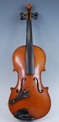 Lot 1110 - An early 20th century Continental violin,...