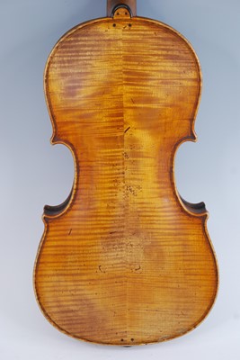Lot 1107 - A Continental violin, having a two-piece maple...