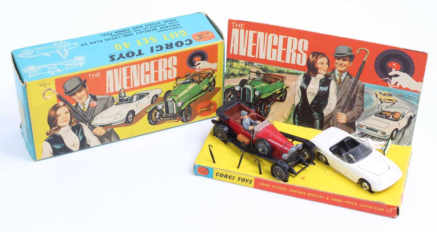 Corgi Toys Avengers Gift Set 40 コーギーミニカー Corgi Gift Set 40 The Avengers - QDT