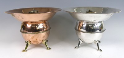 Lot 248 - Attributed to W.A.S. Benson - a pair of copper...