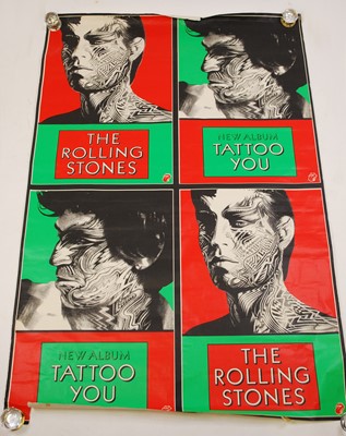 Lot 1142 - The Rolling Stones, a large promotional poster...