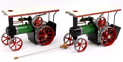 Lot 6 - A pair of Mamod TE1A traction engines, both of...