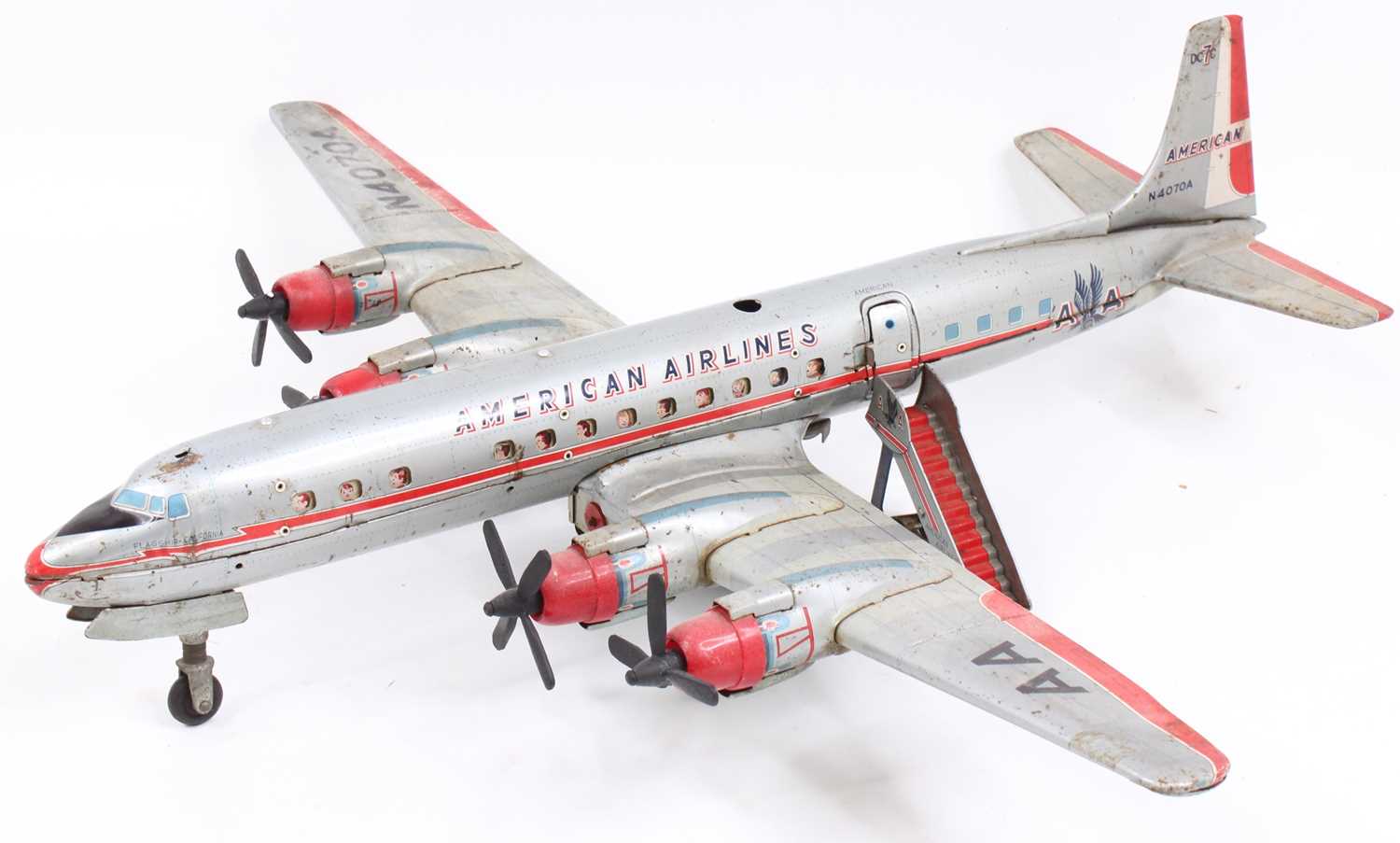 Lot 1695 - A large scale tin plate and battery operated...