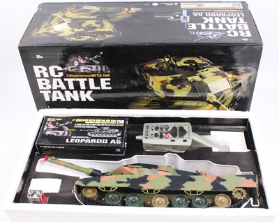 Lot 1965 - Radio Controlled Battle Tank group, to include...