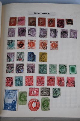 Lot 543 - An album of stamps, contents to include GB 1d...