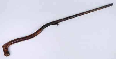 Lot 817 - A 19th century Day's Patent walking stick gun,...