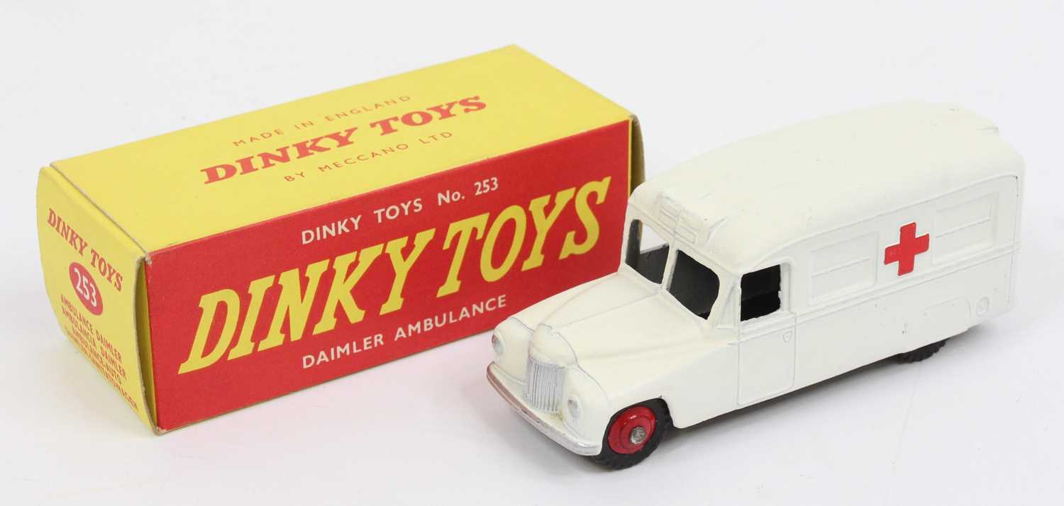 Lot 1450 - Dinky Toys, No.253 Daimler Ambulance, matt...