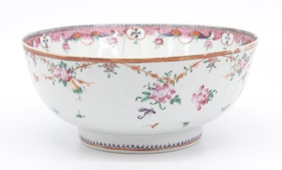 Lot 42 - An 18th century Chinese famille rose porcelain...