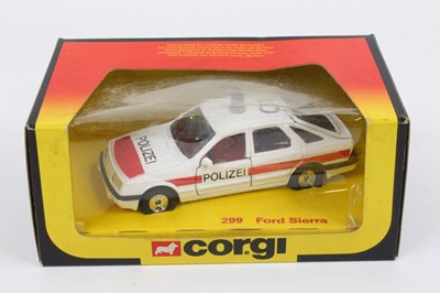 Lot 1288 - Corgi Toys No.299 Ford Sierra, Polizei Police...