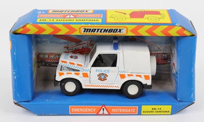 Lot 1404 - Matchbox No. EM-14 Suzuki Santana Police 4x4,...