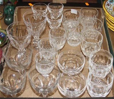 Lot 83 - A collection of drinking glasses to include...
